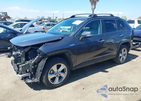 2019 Toyota Rav4 Hybrid Limited z USA, uszkodzony, nr VIN 2T3DWRFV4KW034075